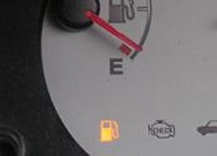 ガス欠・・・・(o￣∇￣)o!!