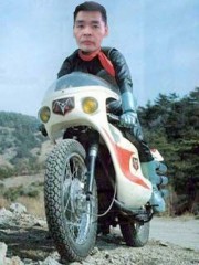 単車に乗りながら・・・(￣∇+￣)v