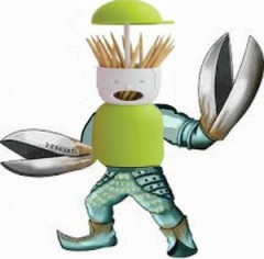 つまようじん・・・・(￣ー+￣)