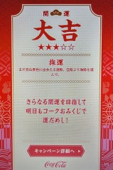 おみくじ・・・(￣∇+￣)v