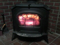 薪ストーブ焚きました