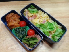 今日はレタス炒飯 ♬