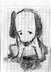 やる気のないスヌーピー。