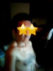 暑いから、顔出し！