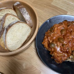 バケットとチキン