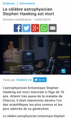 The late Dr. Hawking