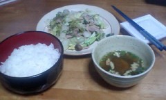 今日の晩御飯