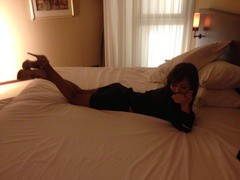 ホテルでのんびり