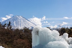 冬の富士山