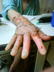 自分が作品になってしまった弟。