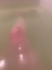 姫初めの前の入浴中です