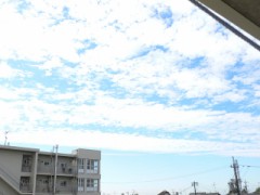 今日の空は素晴らしかった