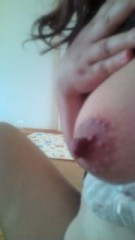 今日も朝からオッパイが…