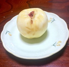 福島の桃（ウラ）