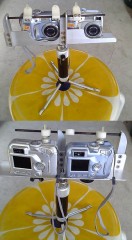 ３－D立体写真撮影用ツインカメラ