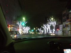 紅葉を飛ばしてイルミネーション！