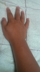 手と腕です(笑)
