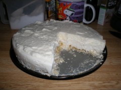 初レアチーズケーキ