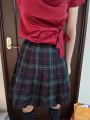 久しぶりにスカート履いたの