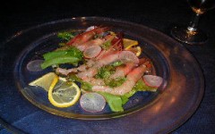 甘えびのカルパチョ