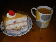 コージーコナーのケーキ