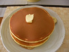 美味しいパンケーキ