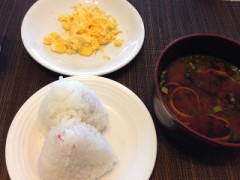 梅入りおむすび(^^)