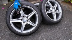 タイヤ交換、疲れたなぁ！