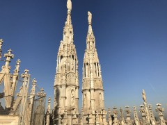 ドウォモのテラス！