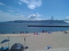 明石海峡大橋と舞子海岸