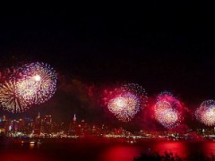 【お題日記】花火大会・お祭（寒さに震えながらの花火）