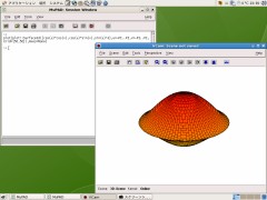 遊んだ xMuPAD で。