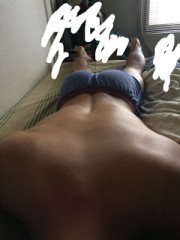 背中とお尻！笑