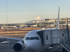朝の富士山