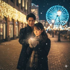 手袋ごしの あたたかさ