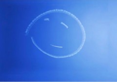 東京の空にニコちゃん！