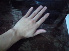 この手でマッサージ♪