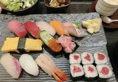 上司とお寿司ランチをしてきました