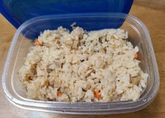 お隣さんからお昼にどうぞのお裾分け