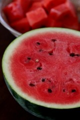 昨日買ったスイカ