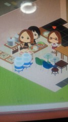 ピグカフェの友達のカフェにて