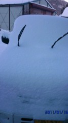 積雪してます…