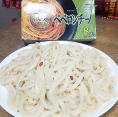 ペペロンチーノうどん　2