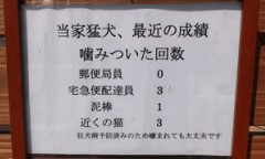 噛みついた回数