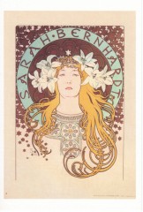 ミュシャ　サラ・ベルナールのポートレート