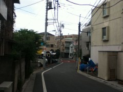 집 근처를 걸으면서