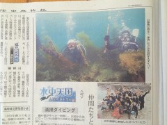 最近田舎の新聞に載ったよ～♪