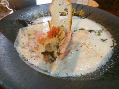 牡蠣豆乳ラーメン