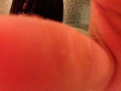 黒髪パッツンサラサラヘアー