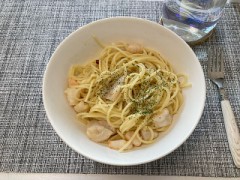 ペペロンチーノ作りました！